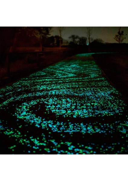 Gece Karanlıkta Işık Vererek Parlayan Dekoratif Çakıl Taşları (5324) indirimleri