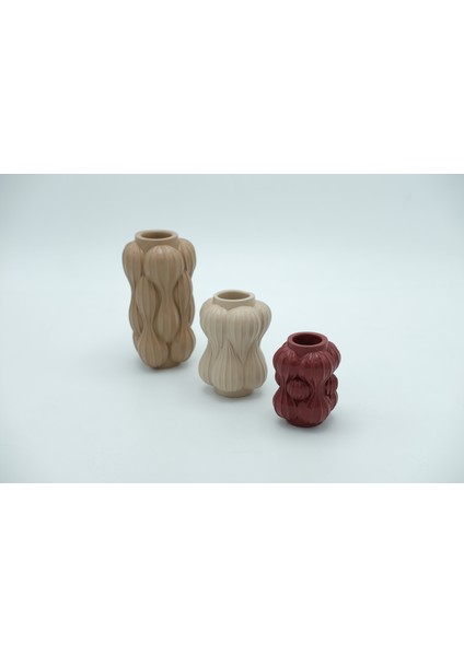 | Bubble Town Sand 3'lü Vazo Seti | Toprak fırsatları