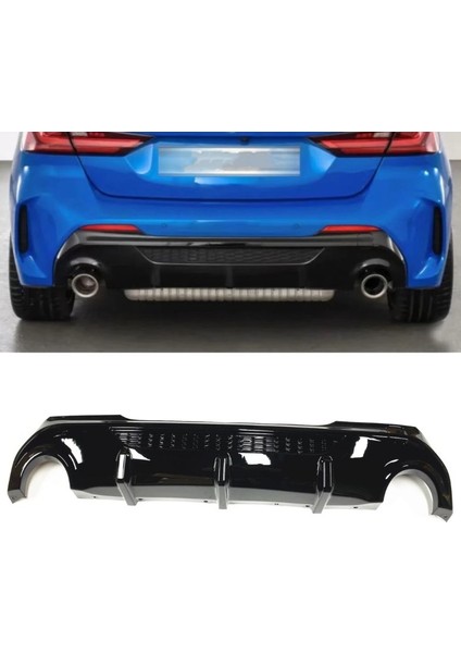 Bmw F40 1 Serisi Için 1.35 Görünüm Difüzör (Parlak Siyah)