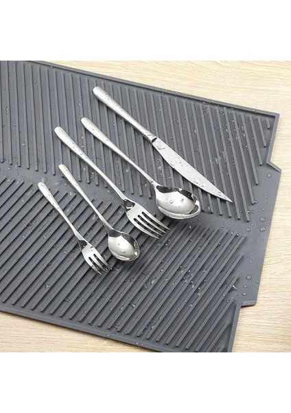 Büyük Bulaşık Kurutma Matı,silikon Bulaşık Kurutma Matı Çok Amaçlı Tezgah Üstü Mat (5324) indirimleri