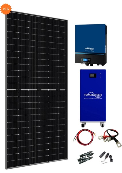 11KW Tommatech Lityum Solar Paket