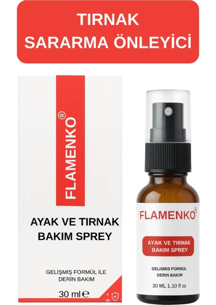 Flamenko Ayak Mantar Koku Kaşınma Önleyici Sprey 30 ml fırsatları