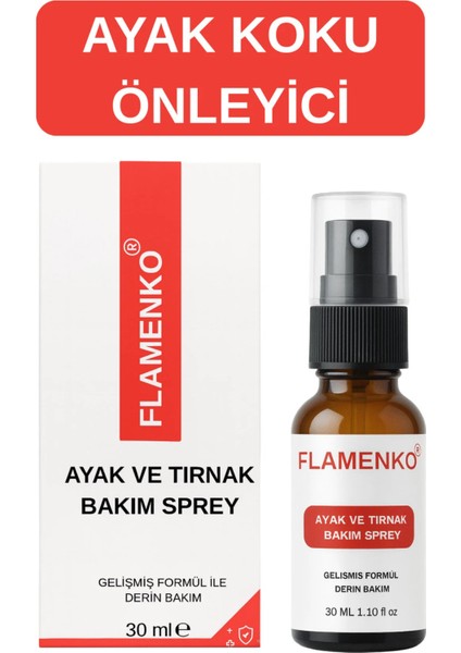 Flamenko Ayak Mantar Koku Kaşınma Önleyici Sprey 30 ml