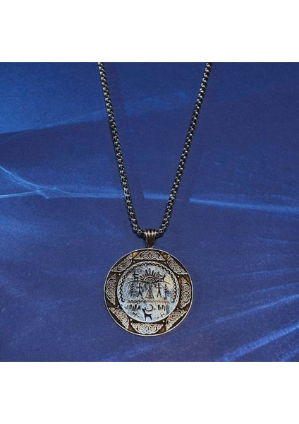 El Işçiliği 925 Ayar Gümüş Erkek Kolye fiyatları