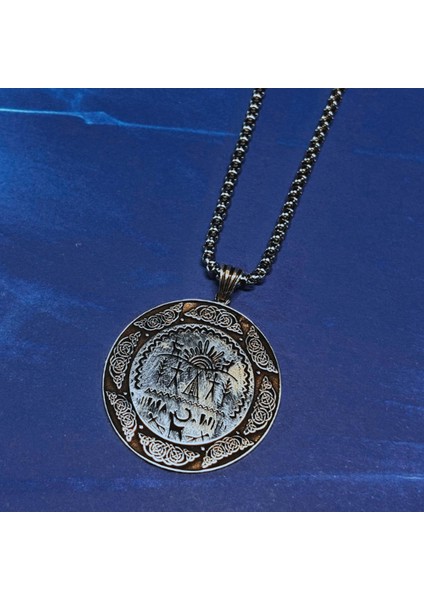 El Işçiliği 925 Ayar Gümüş Erkek Kolye fırsatları