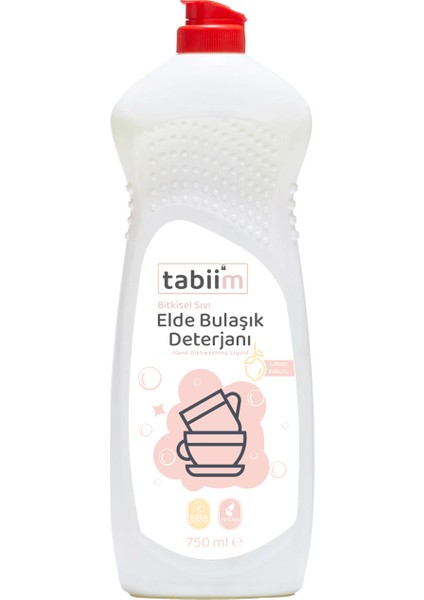 Tabii'm Bitkisel Elde Bulaşık Deterjanı 750 ml