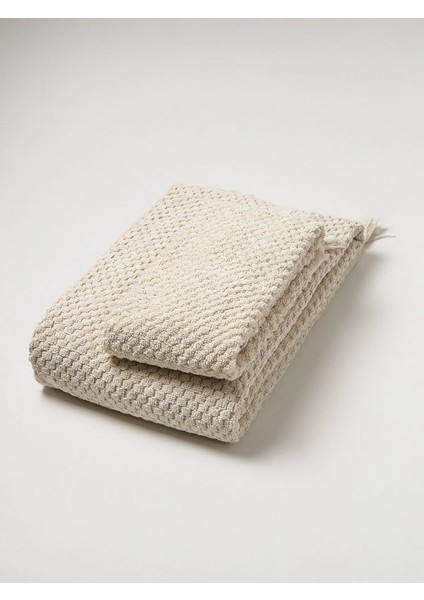 Polka Dot 2'li Krem Havlu Seti modelleri