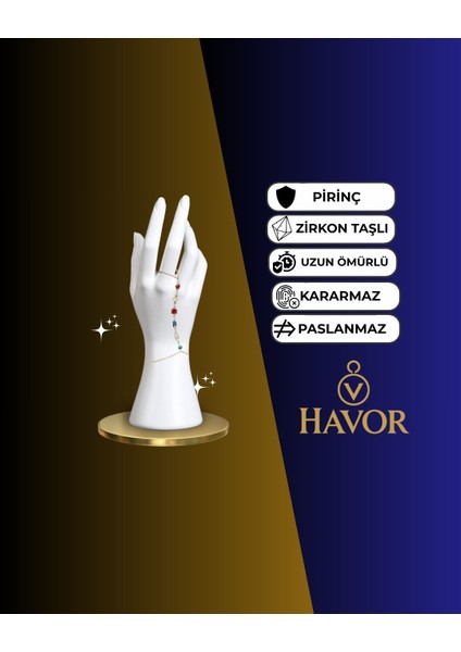 Pirinç Renkli Zirkon Taşlı Y Model Gold Renk Kadın Şahmeran – Zarif ve Işıltılı Bileklik modelleri