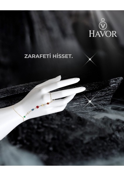 Pirinç Renkli Zirkon Taşlı Y Model Gold Renk Kadın Şahmeran – Zarif ve Işıltılı Bileklik indirimleri