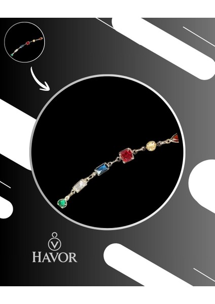 Pirinç Renkli Zirkon Taşlı Y Model Gold Renk Kadın Şahmeran – Zarif ve Işıltılı Bileklik