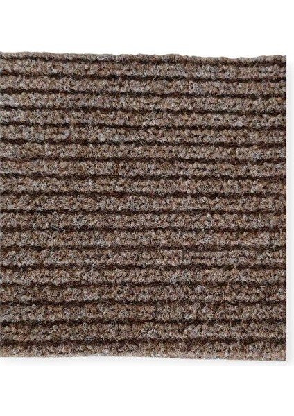 Çelik Halı 2 x 9 Metre Kahverengi Dış ve Iç Zemin Kaymaz Halı Yolluk Taban Iş Yeri Ofis Oto Paspası