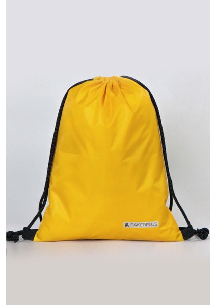 Sarı 32X45 cm Su Geçirmez Büzgülü Krampon ve Spor Çantası
