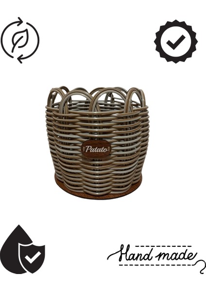 Kahverengi Küçük Boy Patateslik