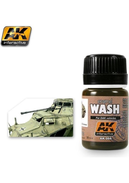 Ak 066 35 Ml. Afrika Korps Eskitme Efekti, Wash Serisi Enamel Model Boyası