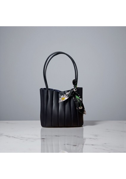 Kadın Pliseli Yavru Çantalı Çıtçıtlı Omuz Çantası fiyatları