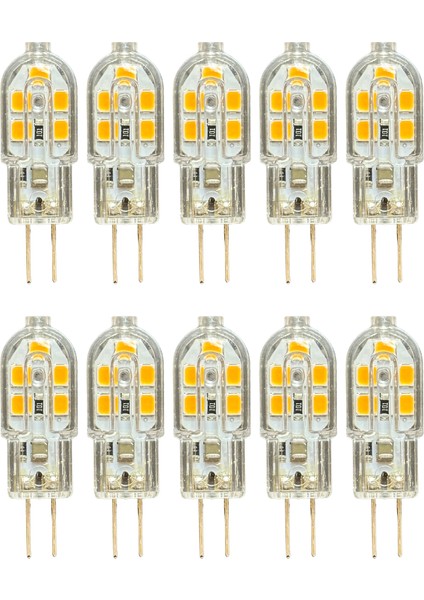 (10 adet) OSAKA 2W Sarı Işık (3000K) G4 Duylu LED Kapsül Ampul