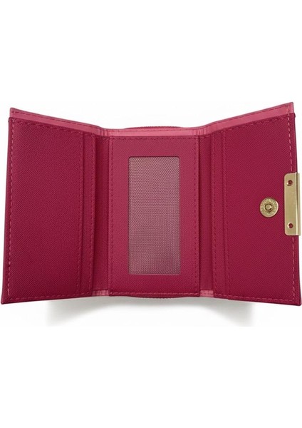 Orta Boy Soft Suni Deri Gold Renk Detaylı Kadın Cüzdan modelleri