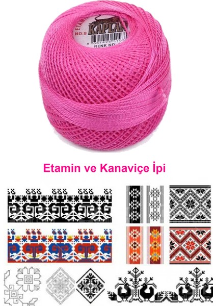 Kaplan Etamin ve Kanaviçe Ipi 8 No Kod/renk: 111 - Royaleks fiyatları