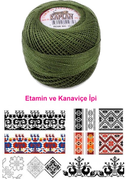 Kaplan Etamin ve Kanaviçe Ipi 8 No Kod/renk: 1015 - Royaleks fiyatları