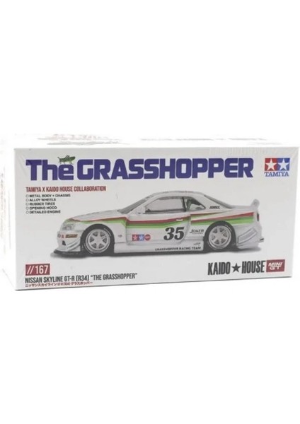 Bfs Mini Gt 1/64 Nissan Skyline Gt-R (R34) Tamıya x Kaıdo House "the Grhopper" V1 modelleri