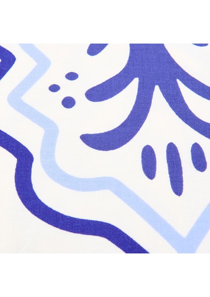 Soft Azul Çift Kişilik Nevresim Takımı - Mavi / Beyaz modelleri