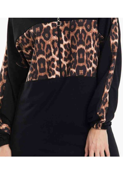 Leopar Desen Garnili Tunik modelleri