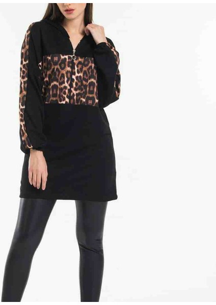 Leopar Desen Garnili Tunik fırsatları