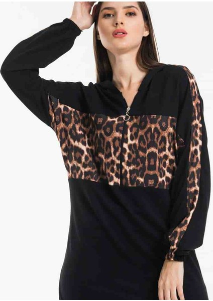 Leopar Desen Garnili Tunik indirimleri