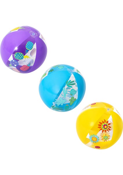 3 Adet Bestway Desenli Deniz Topu 51 cm 31036B fiyatları