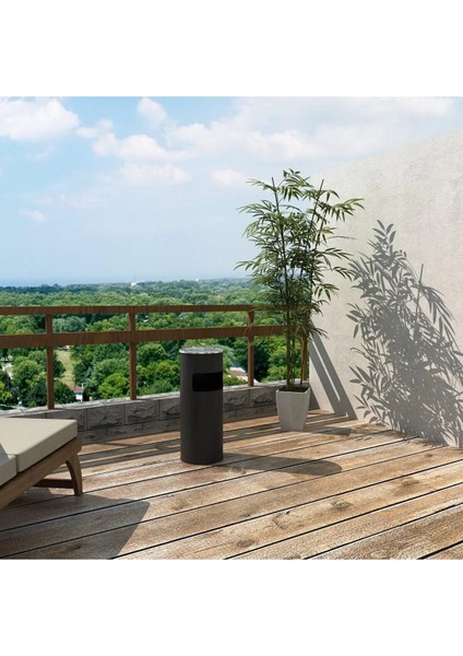 Dış Mekan Için Ayaklı Kül Tablası, Küllüklü Çöp Kovası, Içi Kovalı Çöp Kutusu 60,5 x 24,5 Cm, 30 L fiyatları