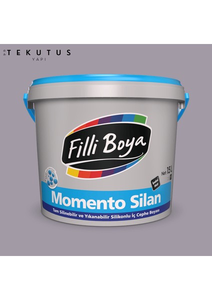 Momento Silan Silikonlu Iç Cephe Boyası 15 L Mor Salkım