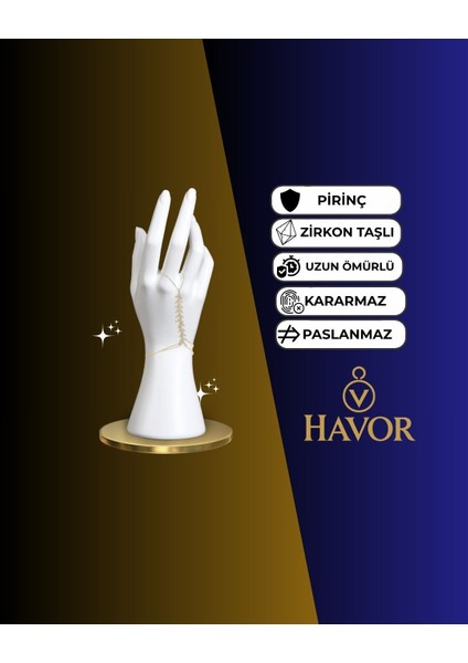 Pirinç Gold Renk Zirkon Taşlı V Model Kadın Şahmeran - Şıklığın ve Zarafetin Bileklerdeki Ifadesi modelleri