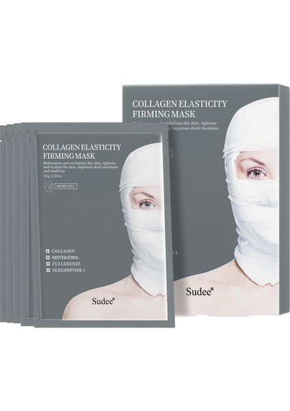 Collagen Elasticity Firming Mask (30 ml * 5 Adet) Canlı ve Toparlayıcı Etkili Yüz Maskesi