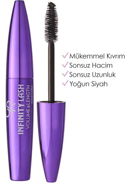 2 Adet Golden Rose Maskara Infinity Lash Volume Length fiyatları