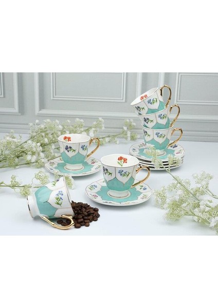 Royking Theadora 6'lı Kahve Fincan Takımı Gnm 007 modelleri