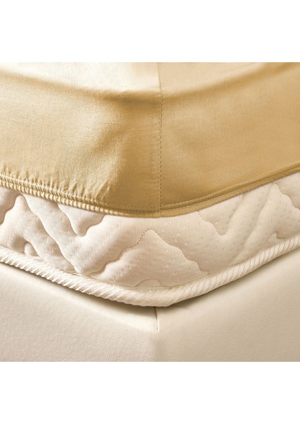 Soft King Size Lastikli Çarşaf - Açık Bej - 180X200 cm fiyatları