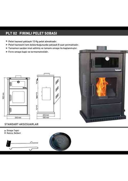 Fırınlı Pelet Sobası Plt fiyatları
