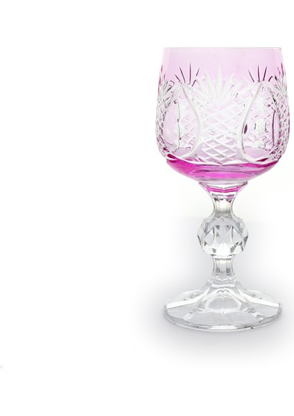 Ananas Desenli Kristal Ayaklı Lüks Bardak fiyatları