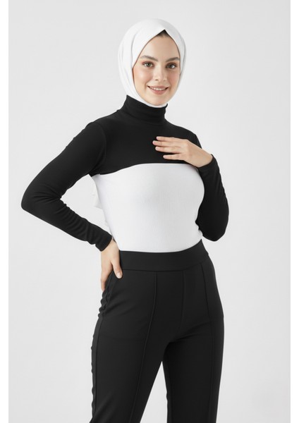 Kadın Tesettür Balıkçı Yakalı Boyunluklu Kolluk fırsatları