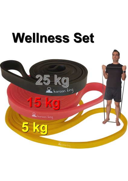Direnç Lastiği Wellness 3'lü Set