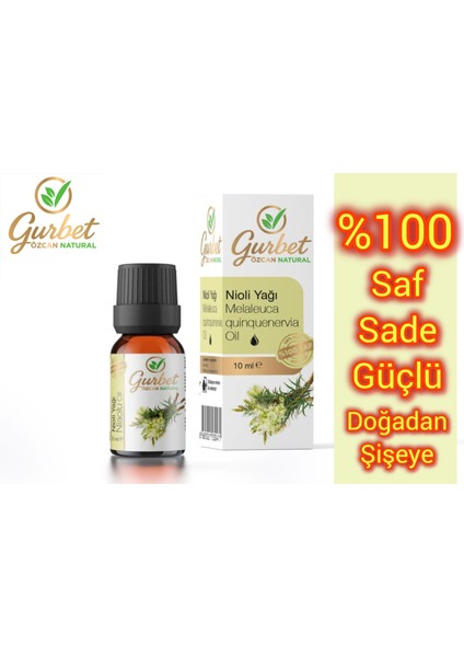 Niaouli Yağı (Nioli) %100 Saf Doğal Seyreltilmemiş (Melaleuca Quinguenervia Oil) 10 ml