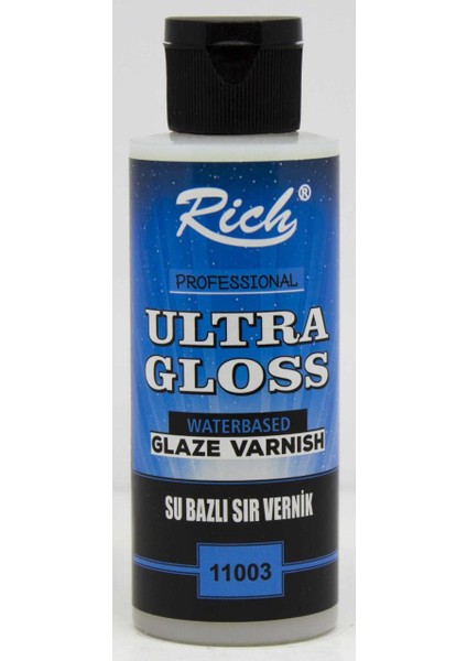 Rich Ultra Gloss Su Bazlı Sır Vernik 120 cc