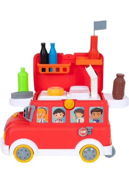 2in1 Sesli ve Işıklı Süpermarket Otobüsü Oyun Seti 28 Parça fiyatları