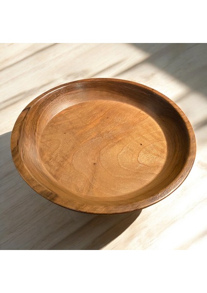 🌰 El Yapımı Ceviz Ağacından Ahşap Tabak