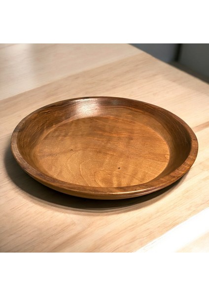 🌰 El Yapımı Ceviz Ağacından Ahşap Tabak fırsatları