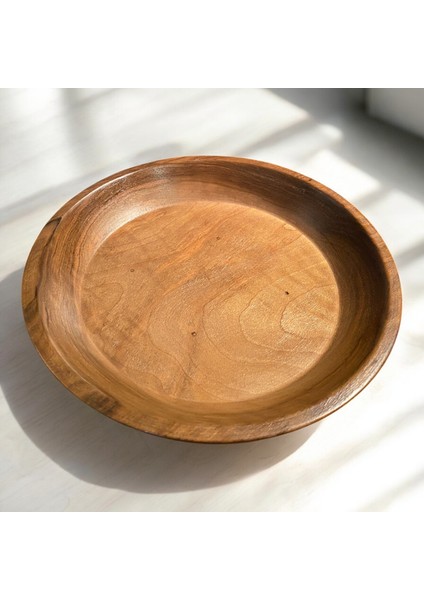 🌰 El Yapımı Ceviz Ağacından Ahşap Tabak indirimleri