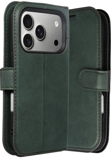 Rdbydn Newface Apple Iphone 17 Pro Trend S Plus Kapaklı Kılıf - Yeşil