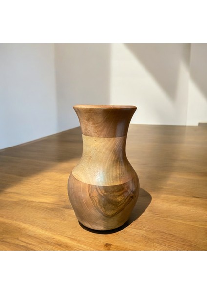 🌰 El Yapımı Ceviz Ağacından Ahşap Vazo modelleri