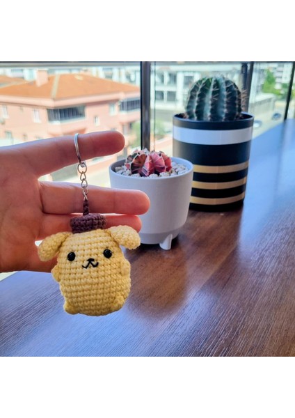 Amigurumi Ponponpurin Anahtarlık Çanta Süsü modelleri