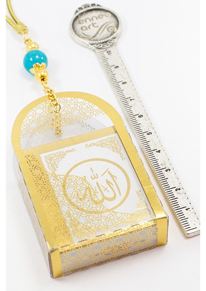 Turkuaz Doğal Taşlı Korunaklı Kaplı Mini Kur' An-I Kerim Araba Dikiz Ayna Süsü fırsatları